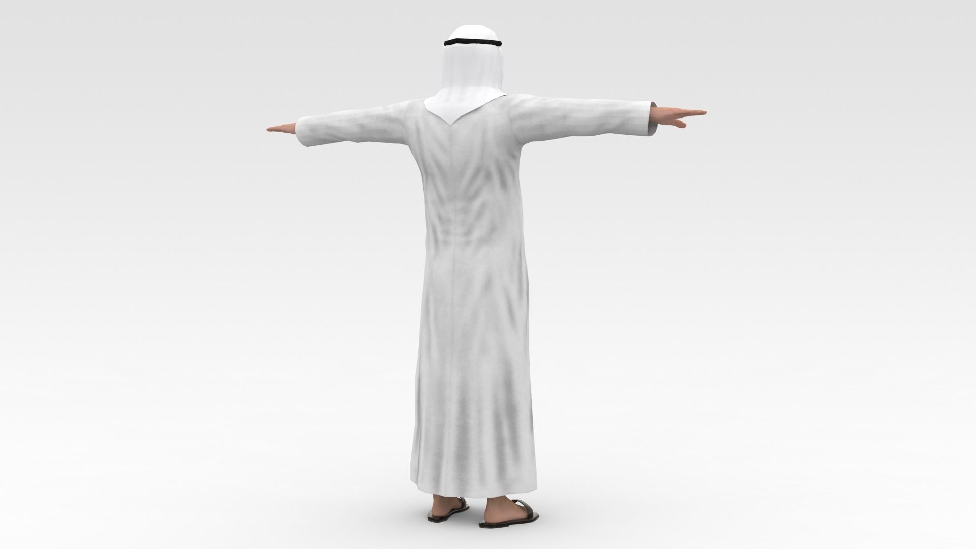 Arab Male 3D model_4