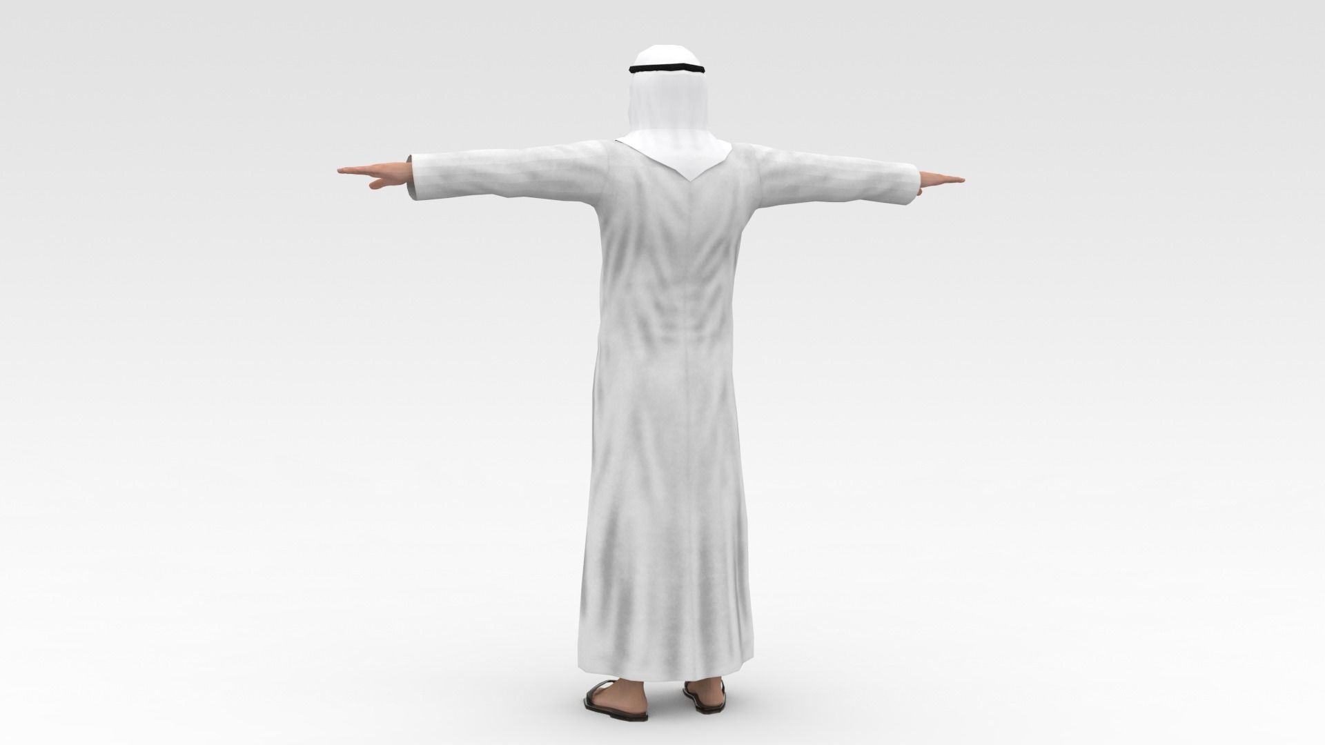 Arab Male 3D model_3