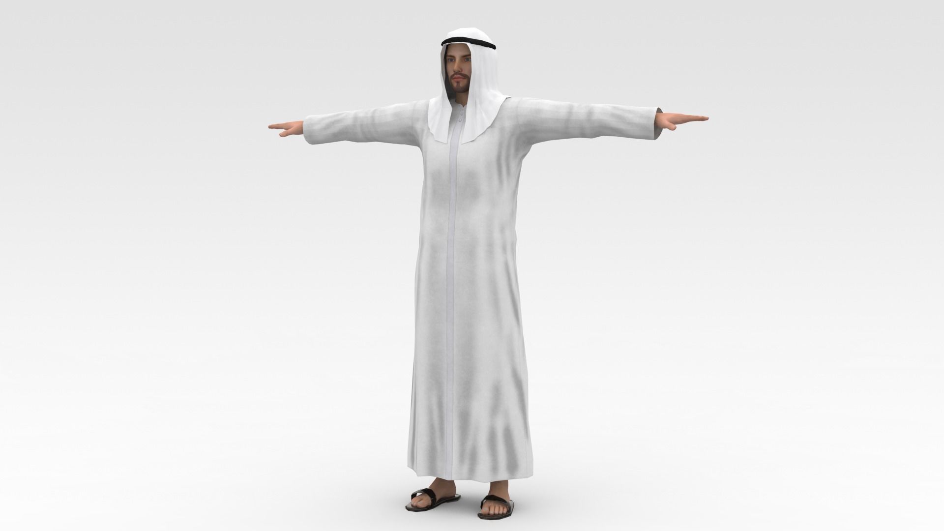 Arab Male 3D model_2