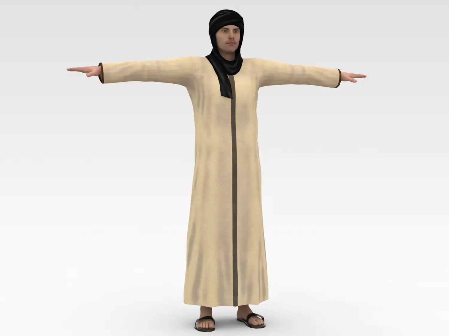 Ara b Male 3D model