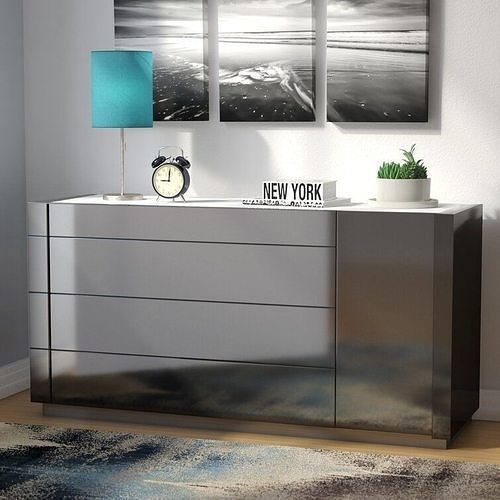 Abenezer Drawer Dresser 3D model