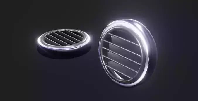 Car AC Vent 3D Model 3D model
