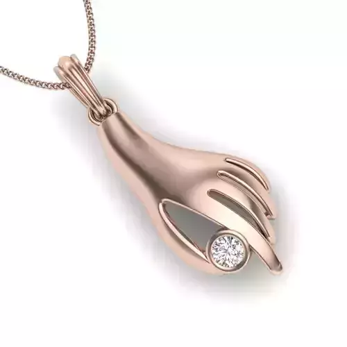 pendant with diamond