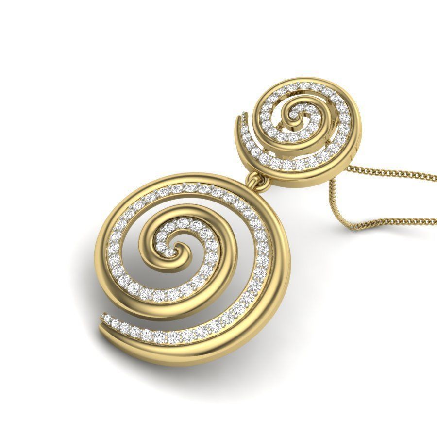 Diamond  Pendant 3D print model_16