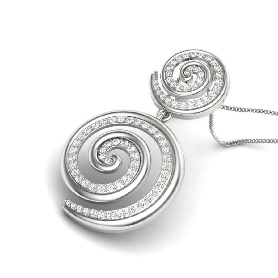Diamond  Pendant 3D print model_11