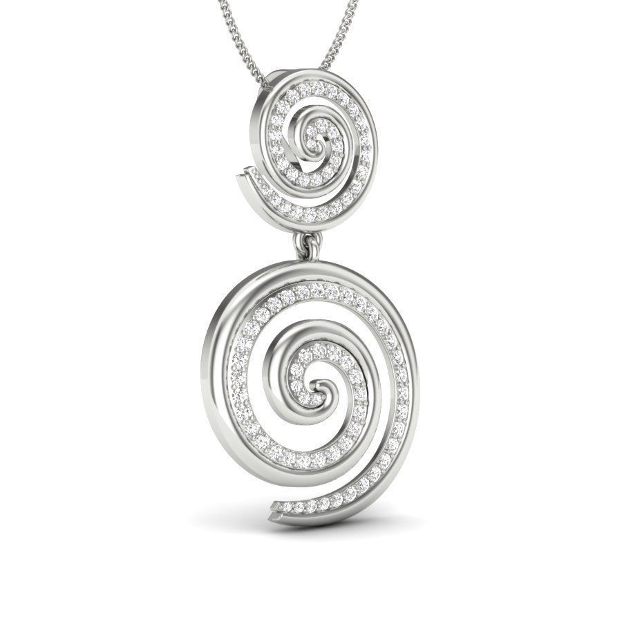 Diamond  Pendant 3D print model_9