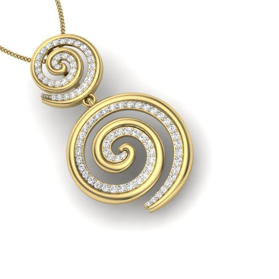 Diamond  Pendant 3D print model_1