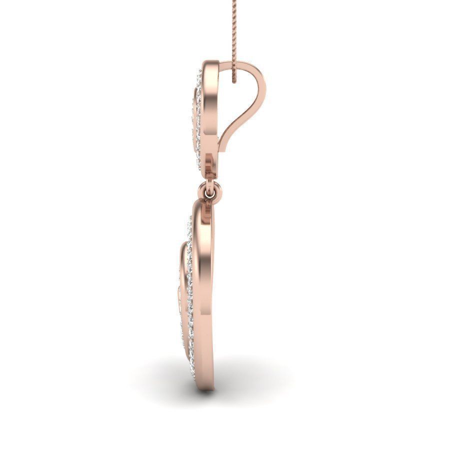 Diamond  Pendant 3D print model_5