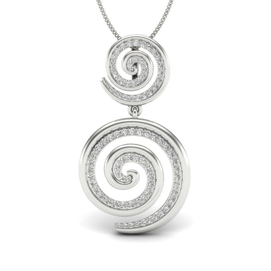 Diamond  Pendant 3D print model_8