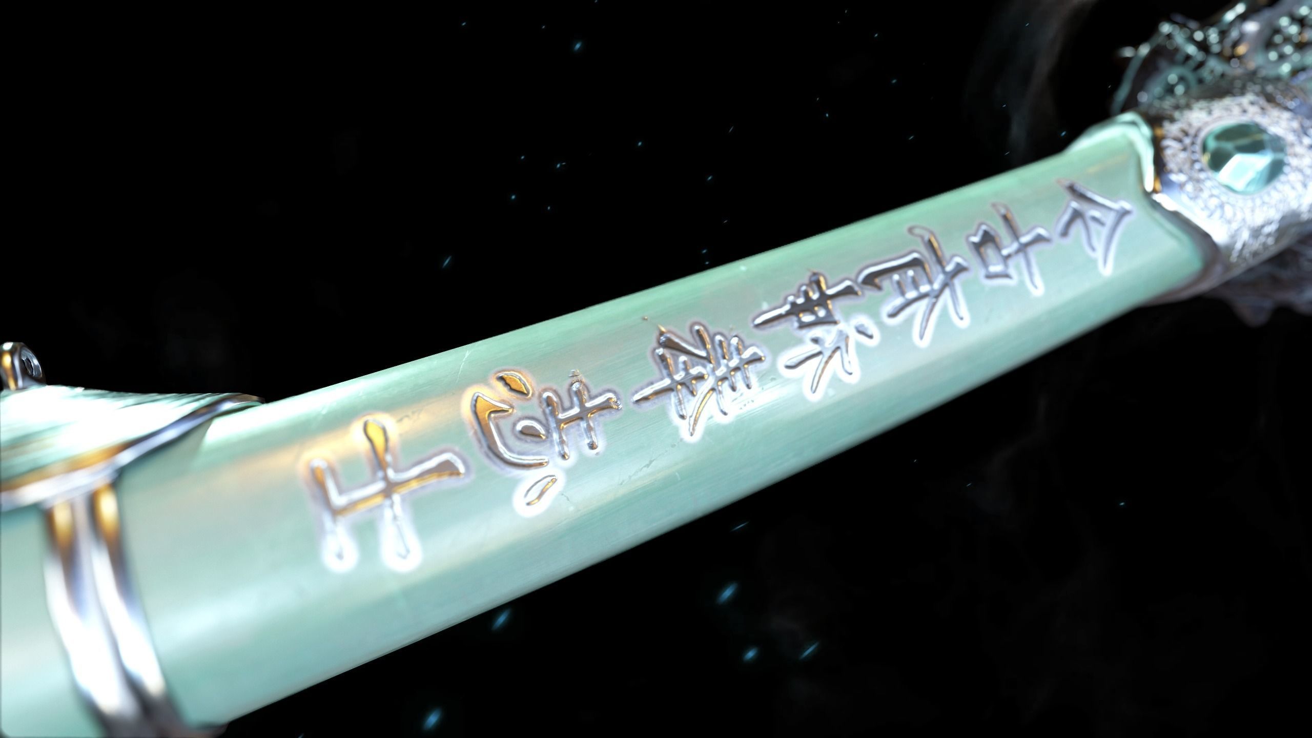 Relic katana Low-poly 3D model_11