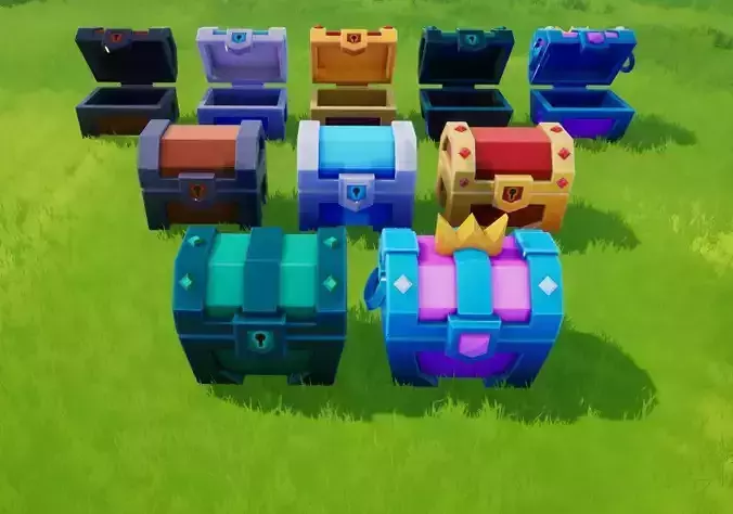 Stylised Treasure Chest Loot Pack