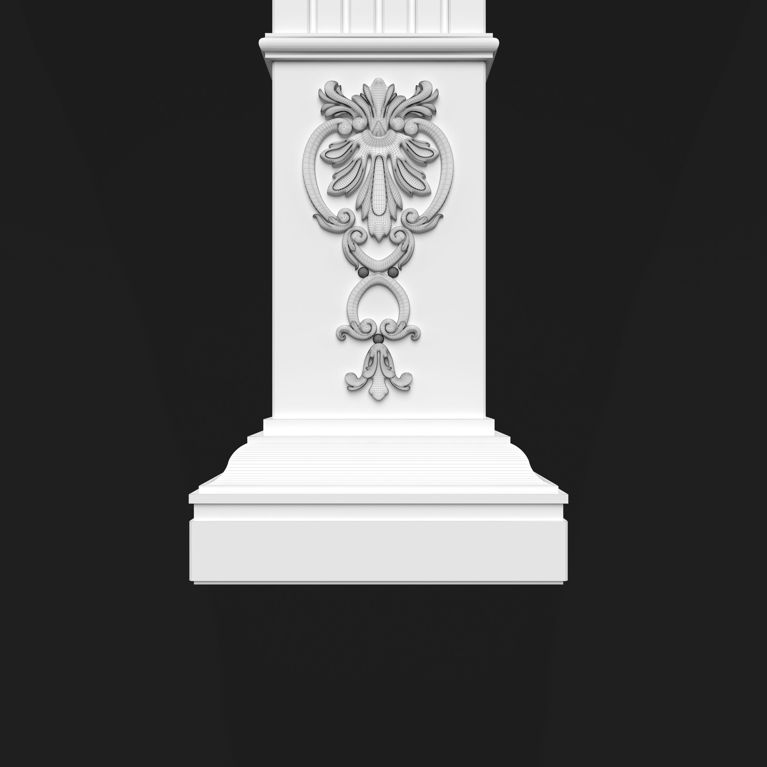 Column Decorative 9 3D model_13