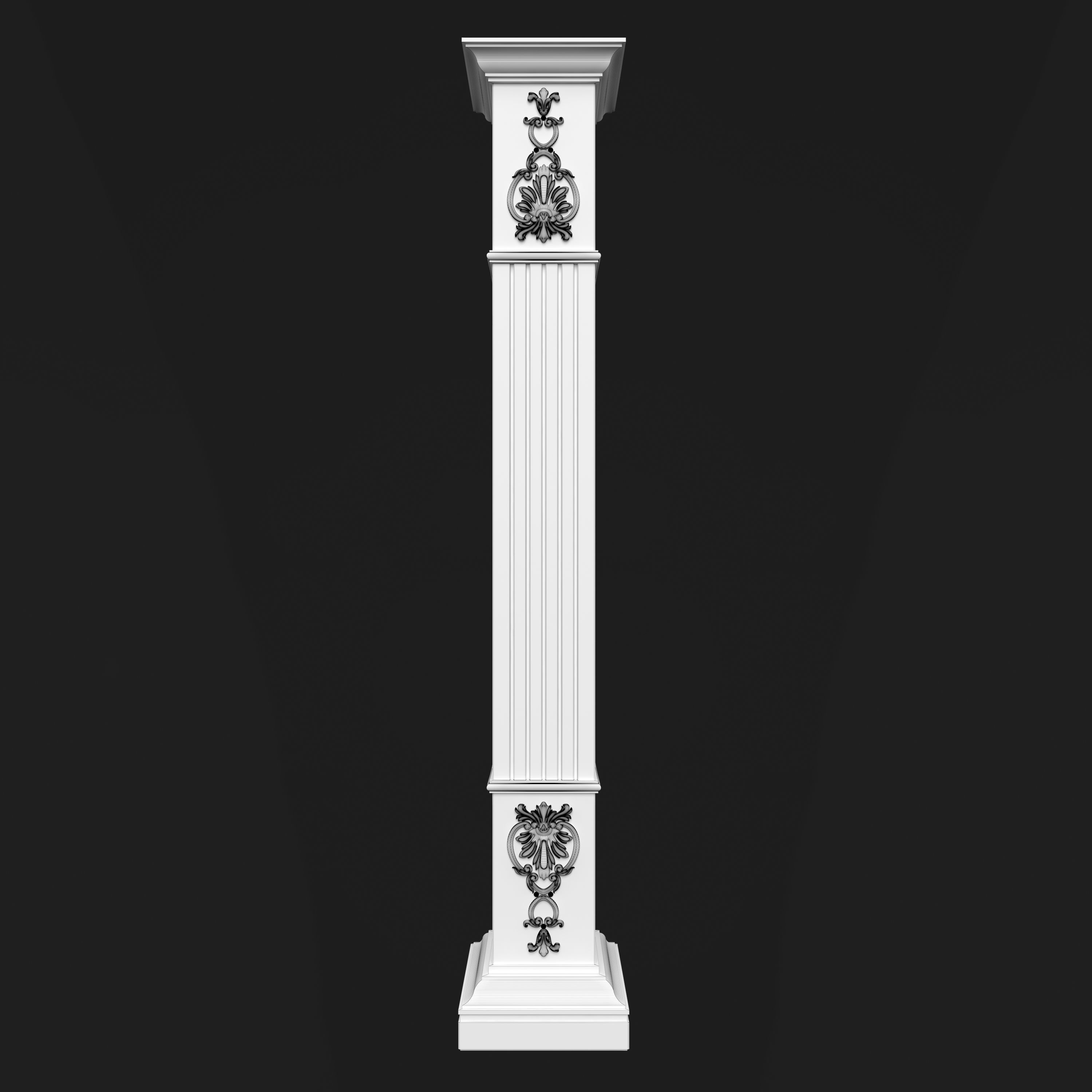 Column Decorative 9 3D model_5