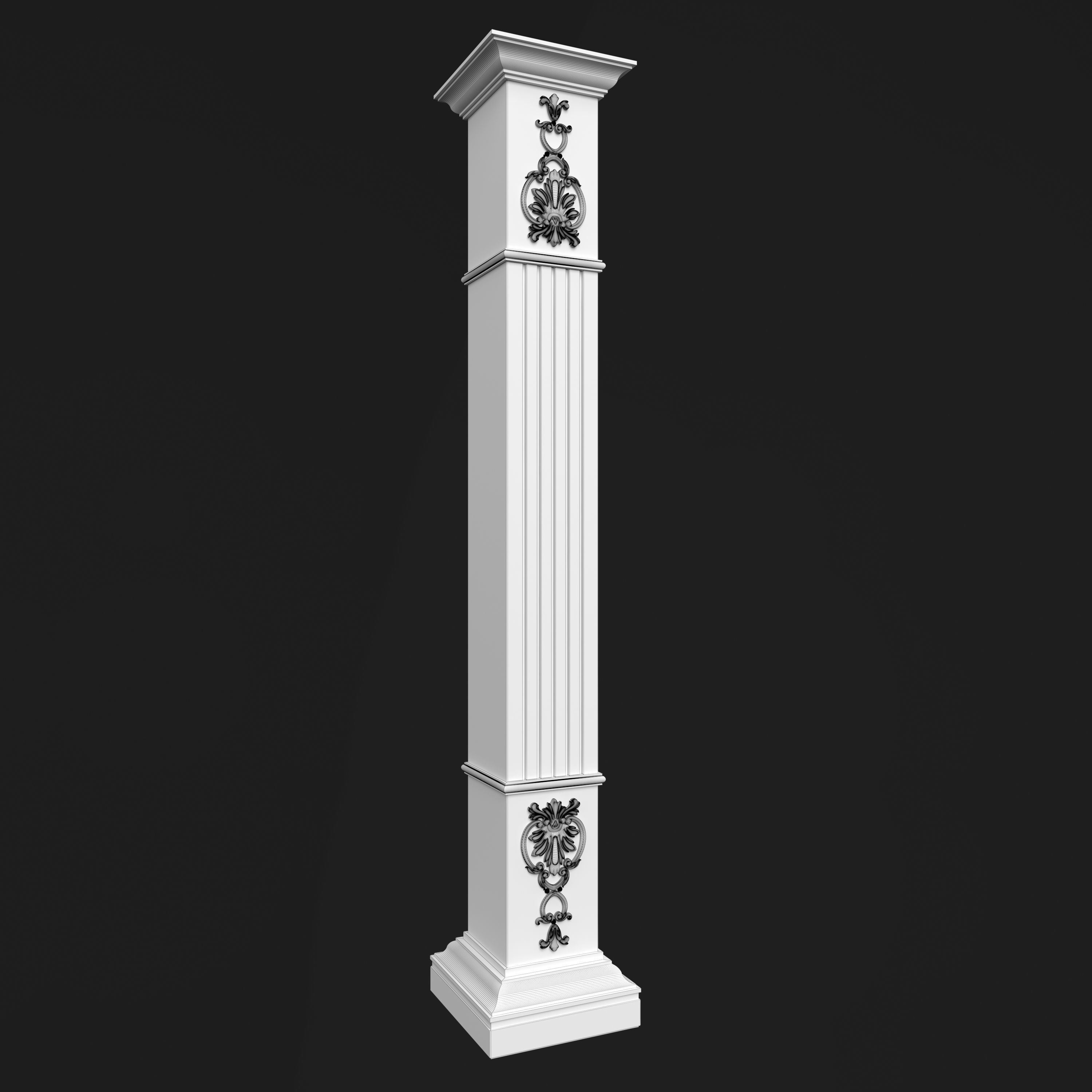 Column Decorative 9 3D model_1