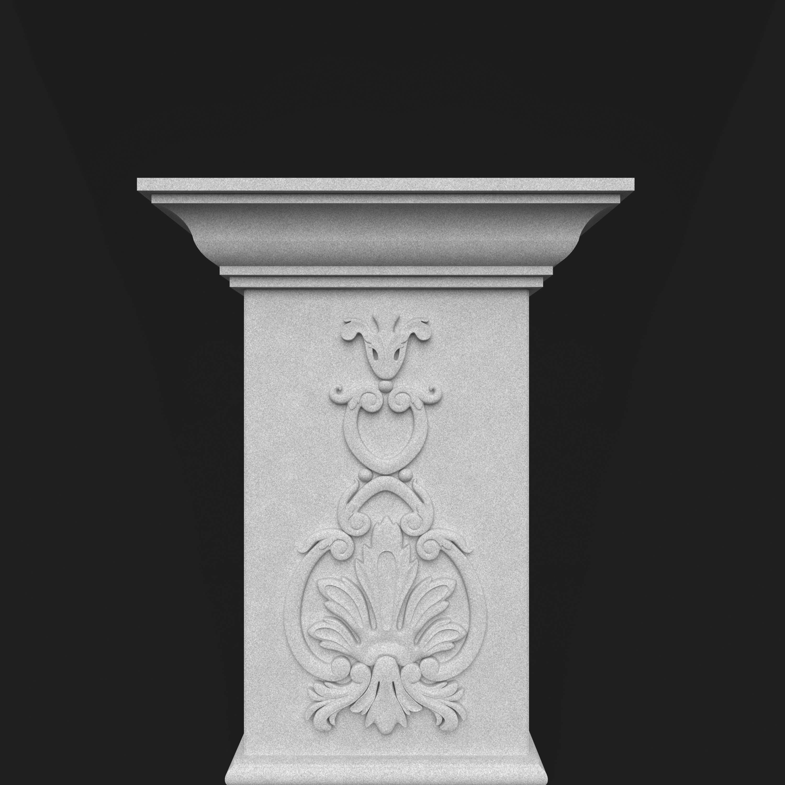 Column Decorative 9 3D model_6
