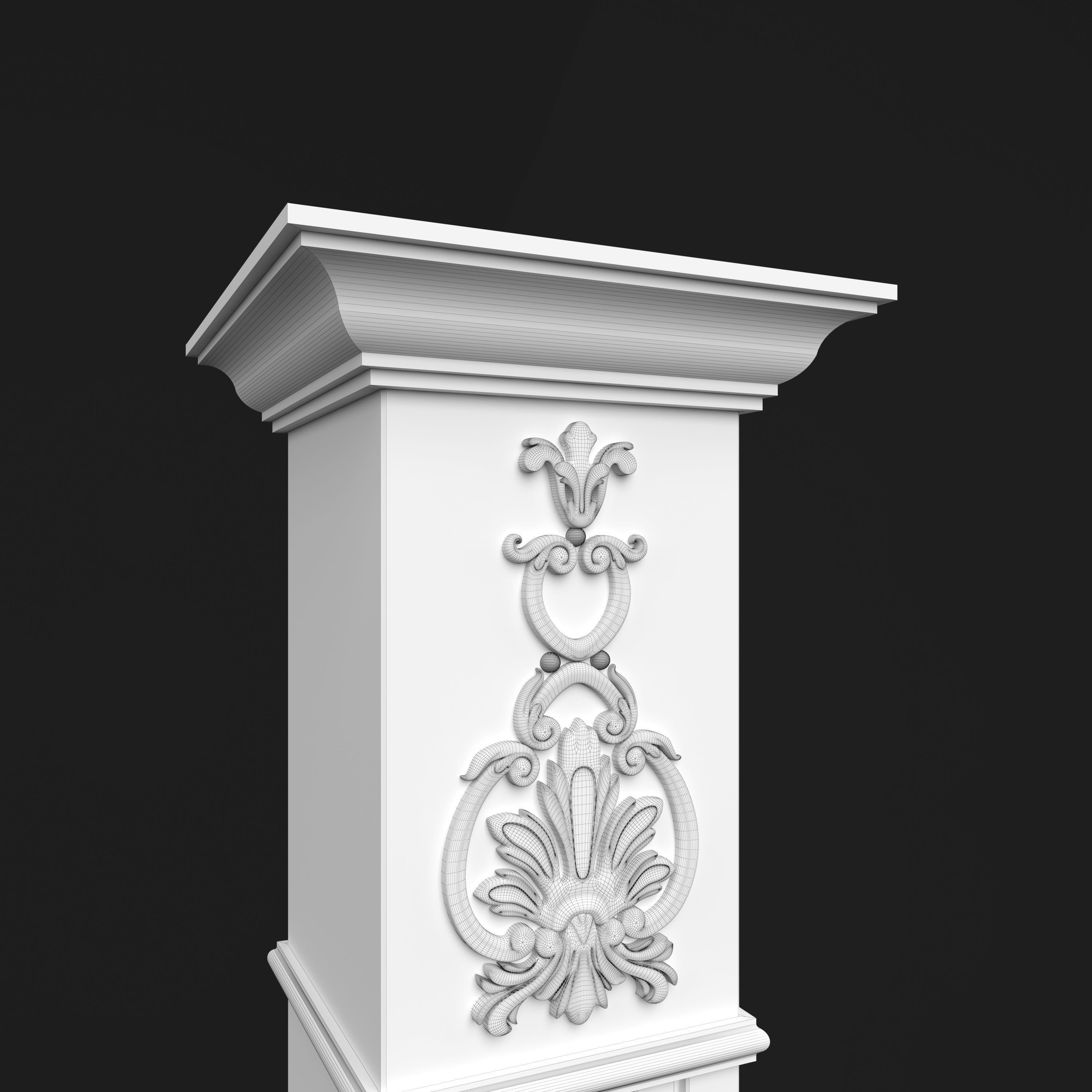 Column Decorative 9 3D model_3