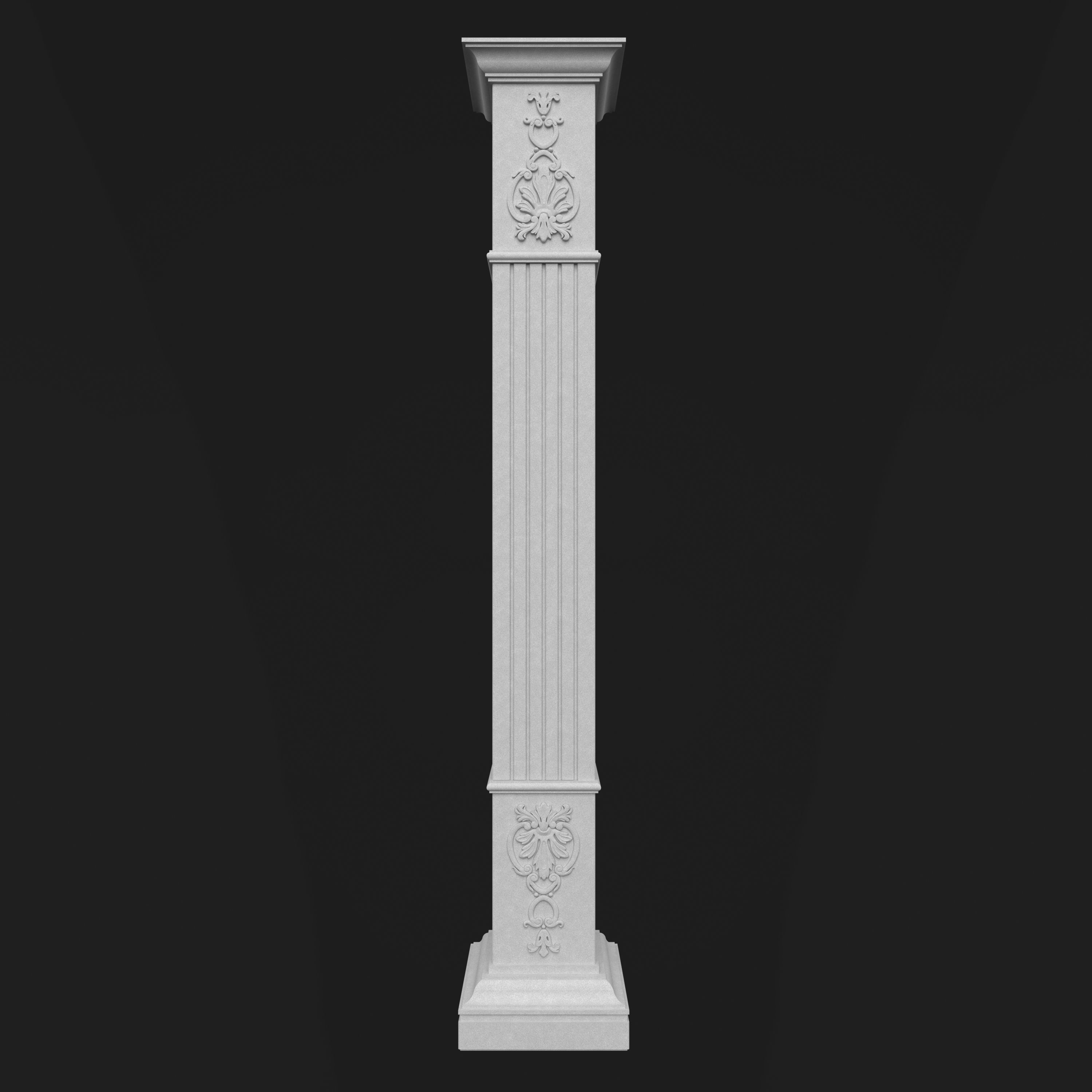 Column Decorative 9 3D model_4