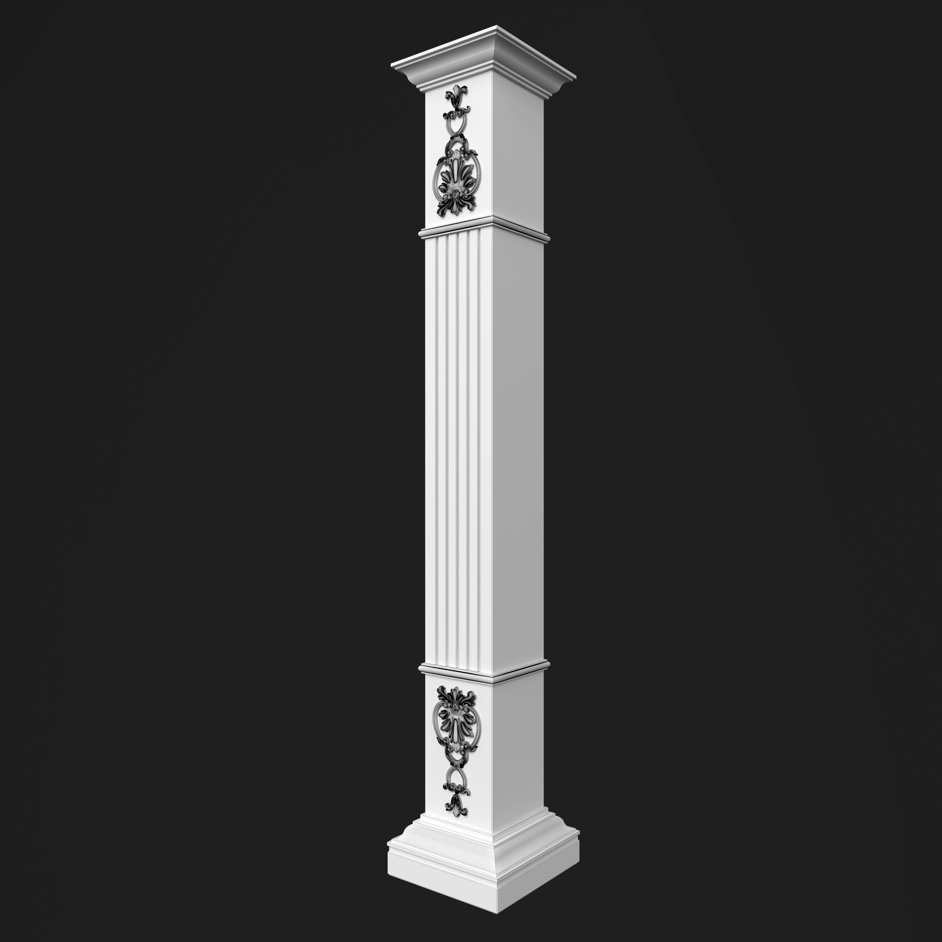 Column Decorative 9 3D model_9