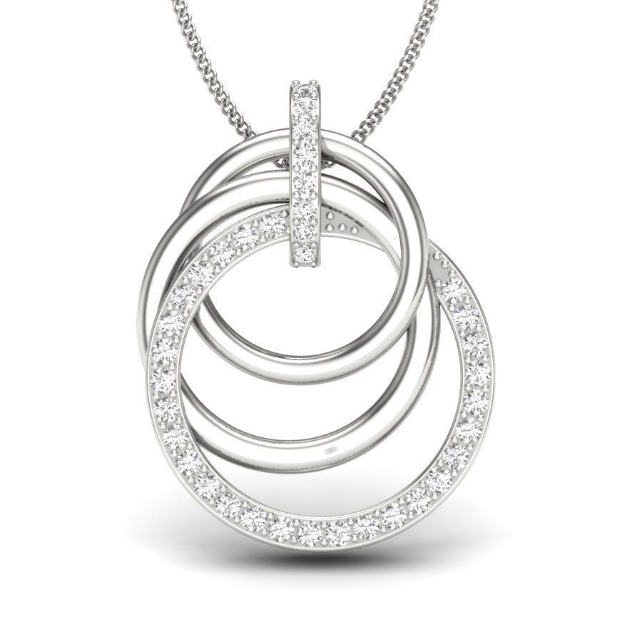 Women pendant 3dm stl render detail 3D print model_16