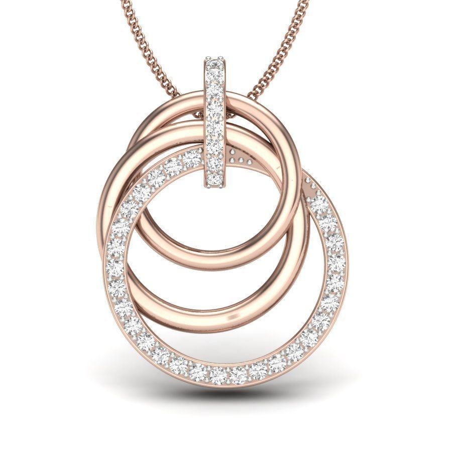 Women pendant 3dm stl render detail 3D print model_11