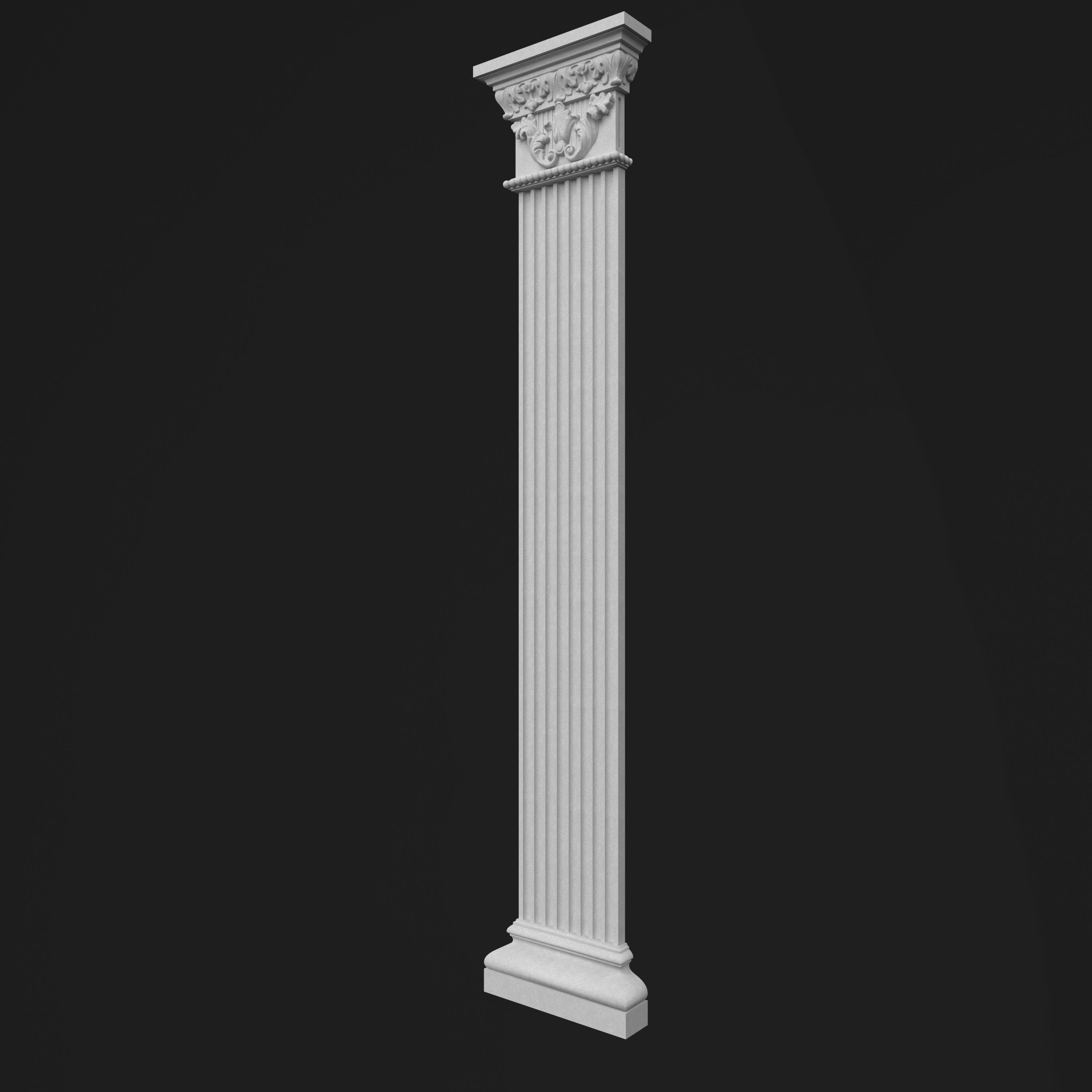Column Decorative 10 3D model_8