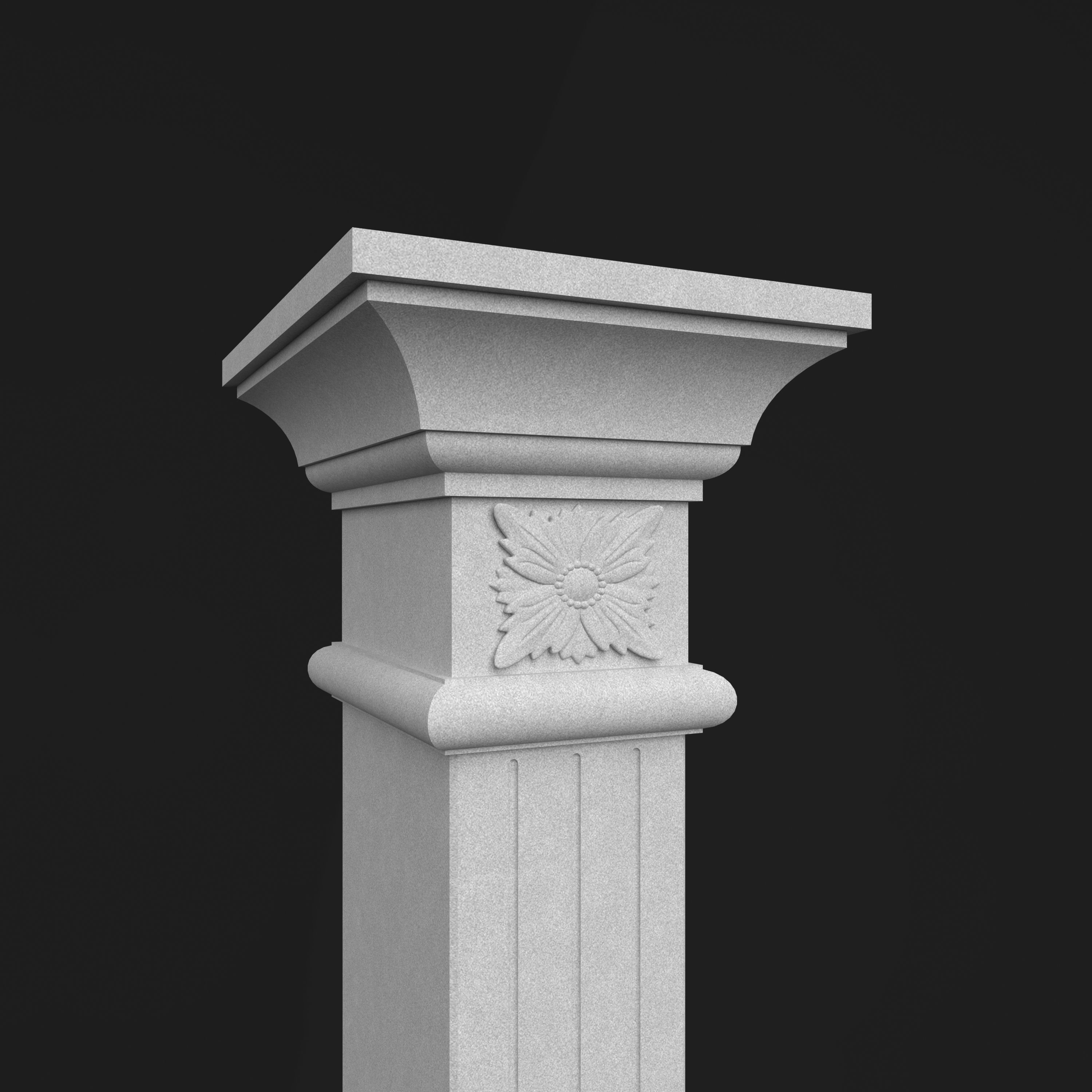 Column Decorative 11 3D model_2