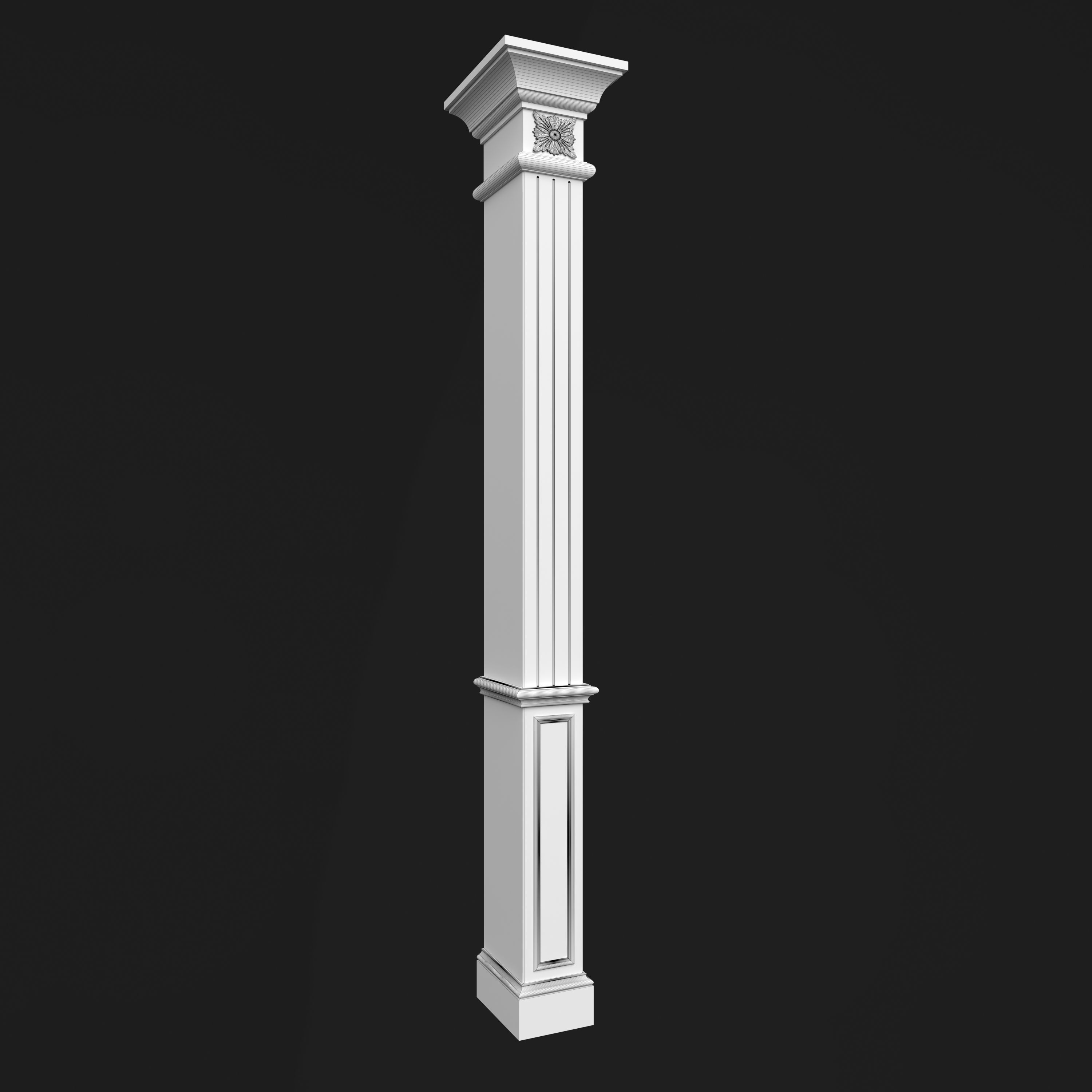 Column Decorative 11 3D model_1