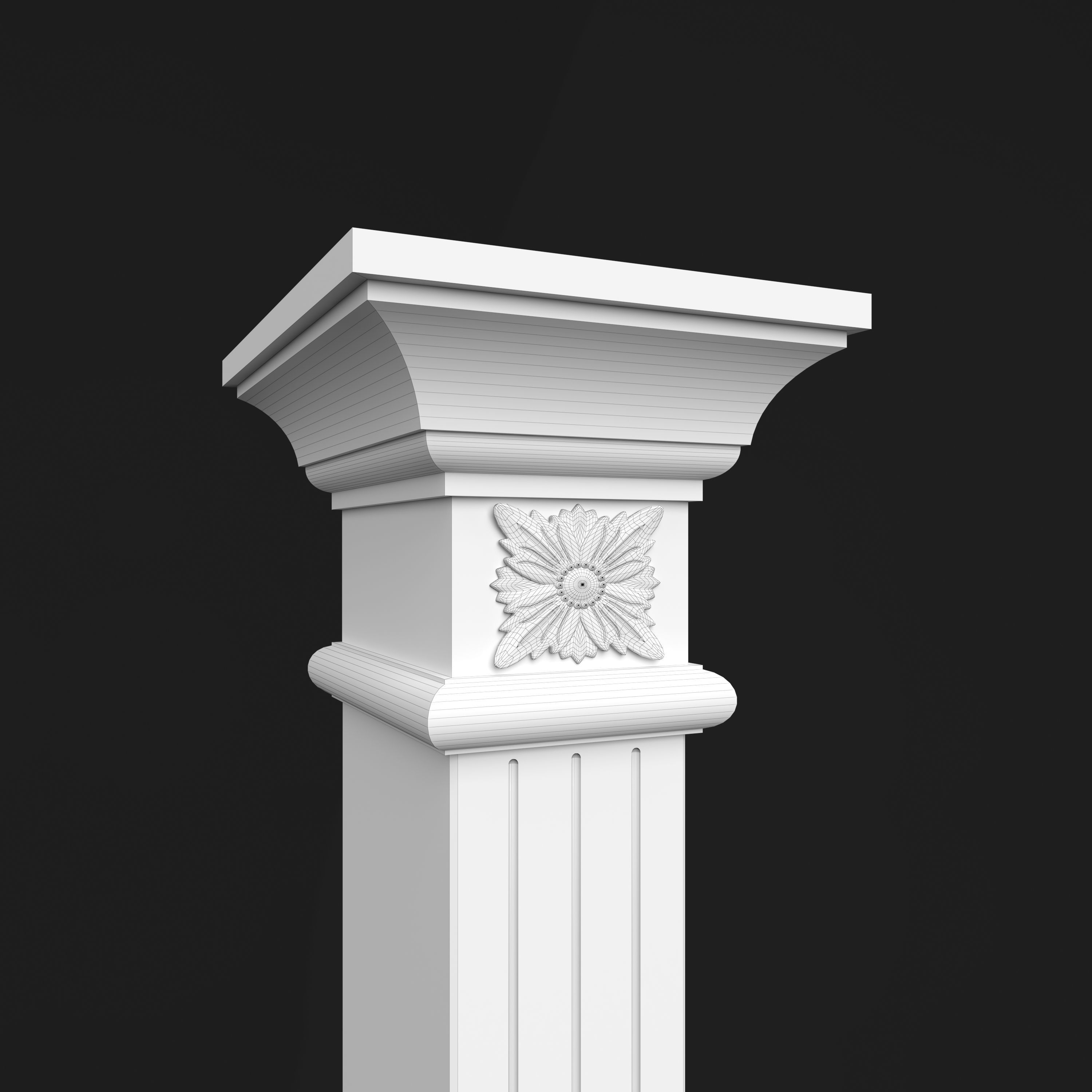 Column Decorative 11 3D model_3