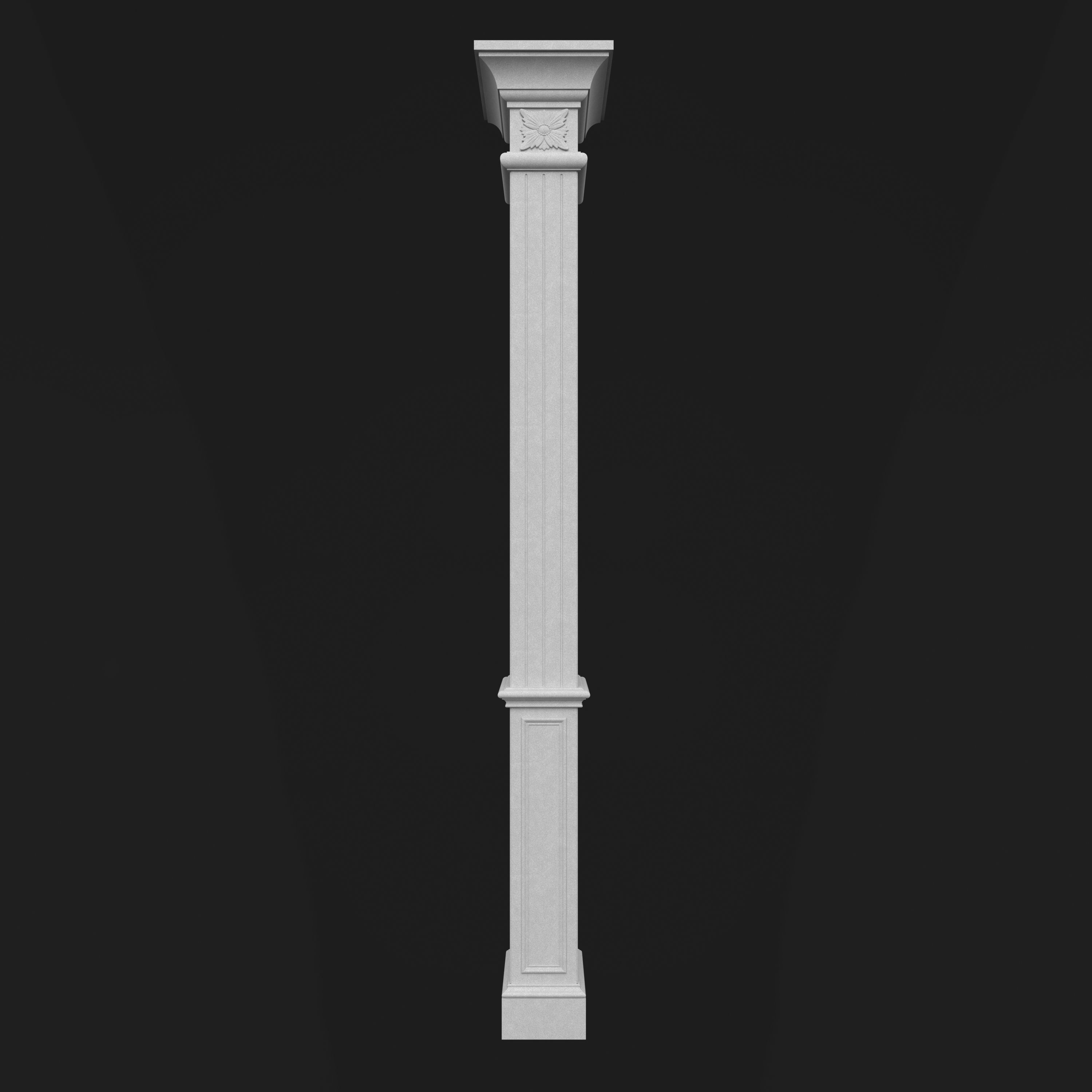 Column Decorative 11 3D model_4