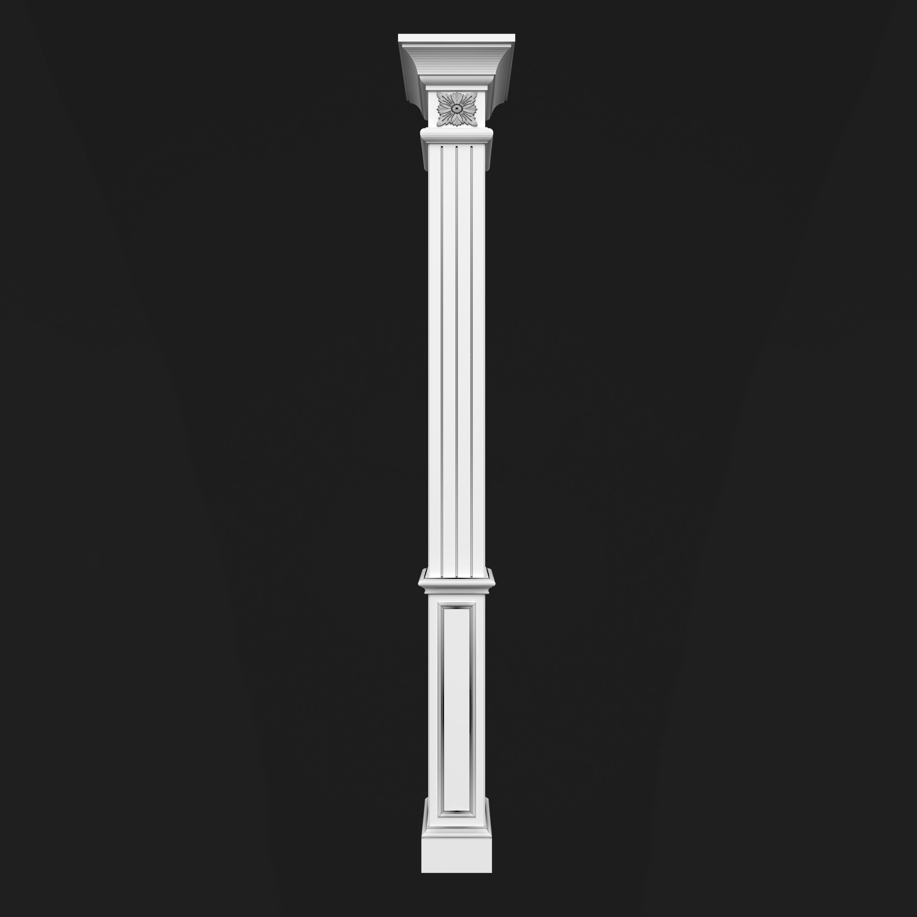 Column Decorative 11 3D model_5