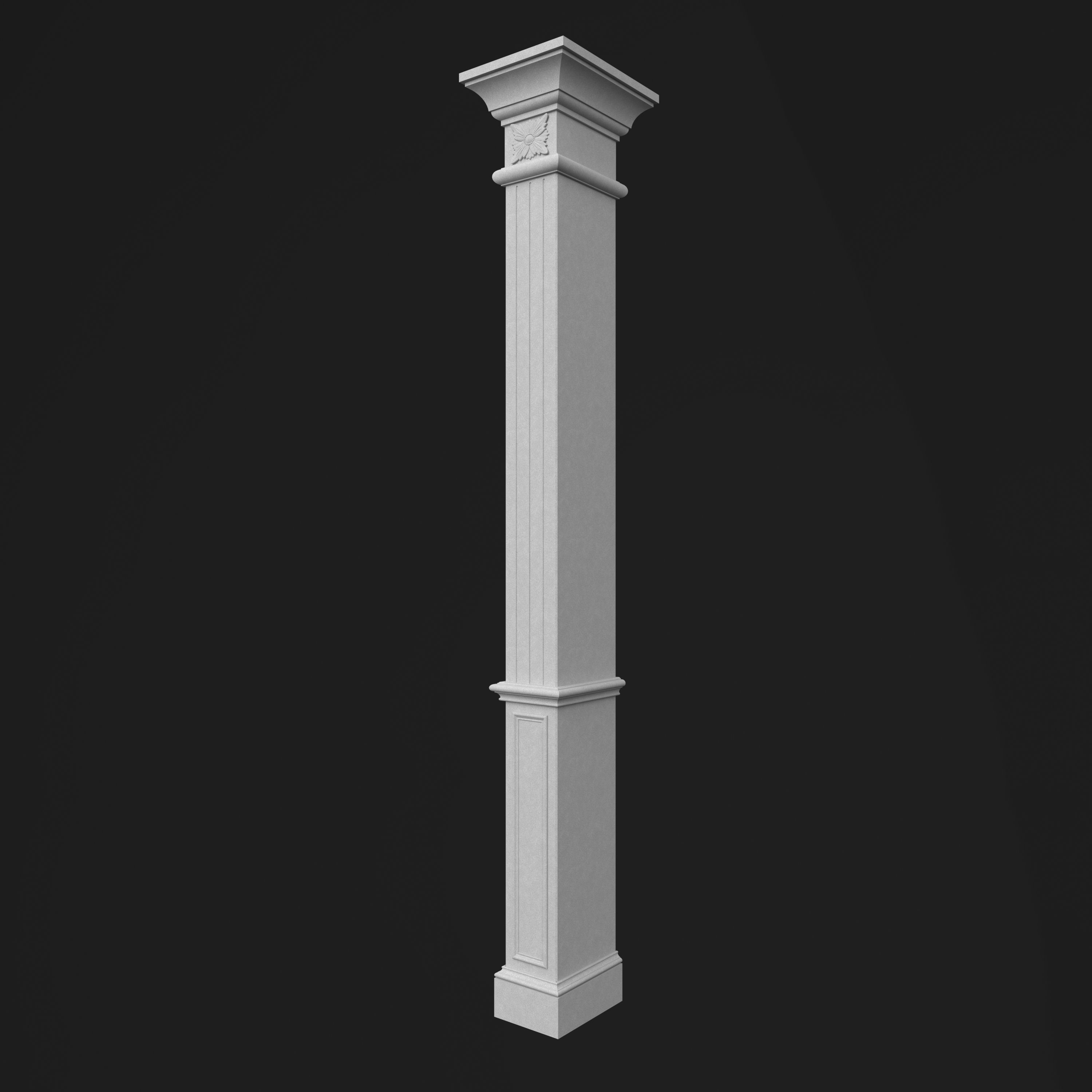 Column Decorative 11 3D model_8