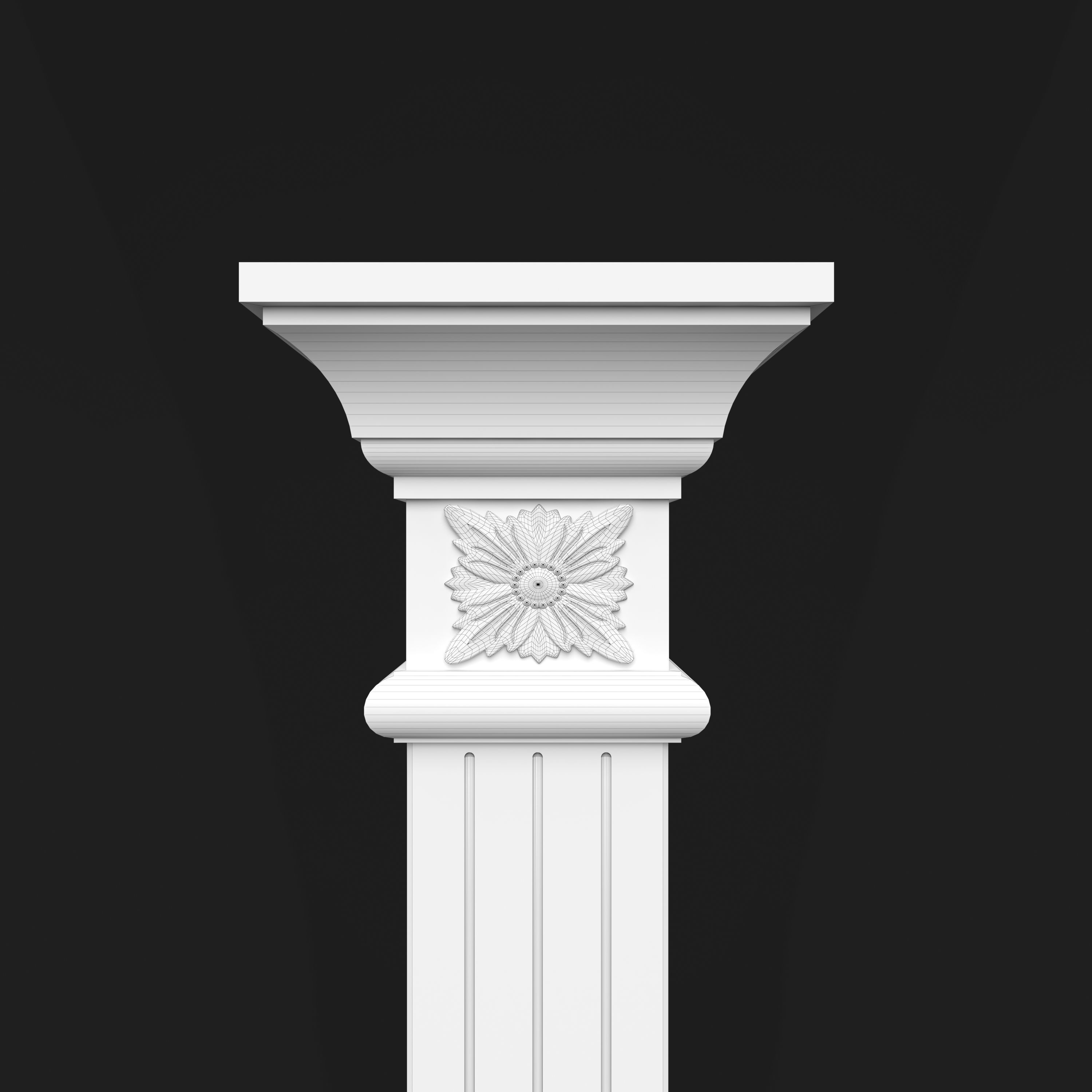 Column Decorative 11 3D model_7