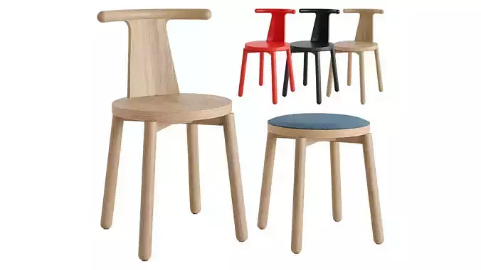 VIVA Chair and Stool by Marco Sousa Santos
