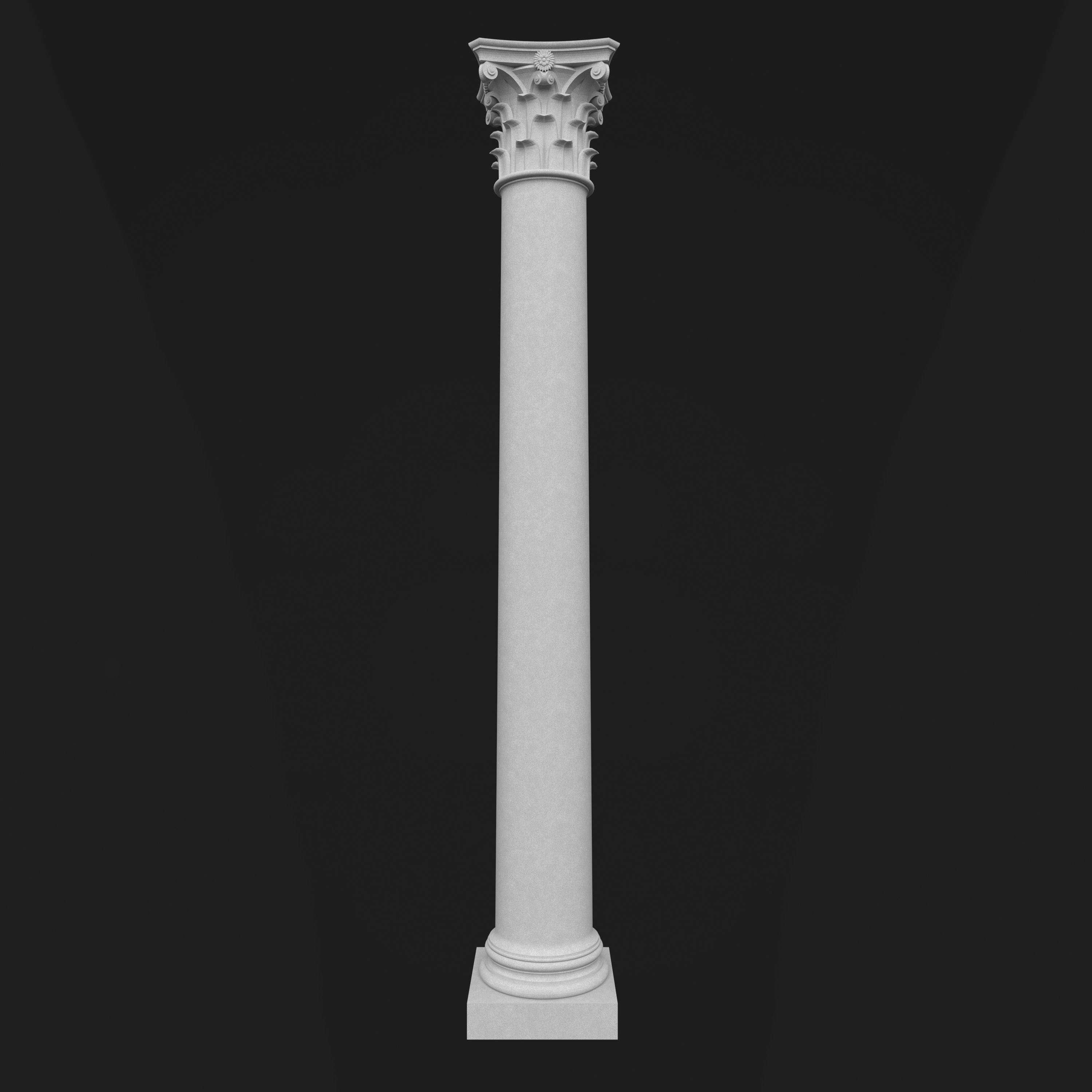 Column Decorative 12 3D model_4