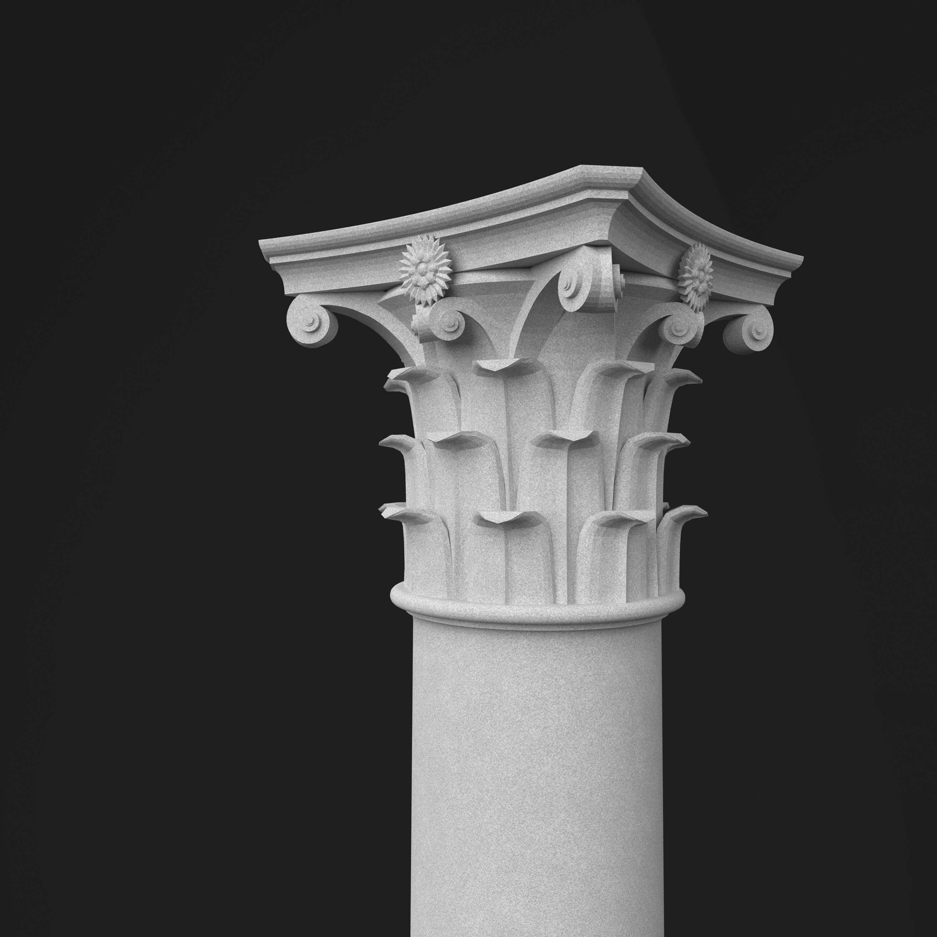 Column Decorative 12 3D model_10