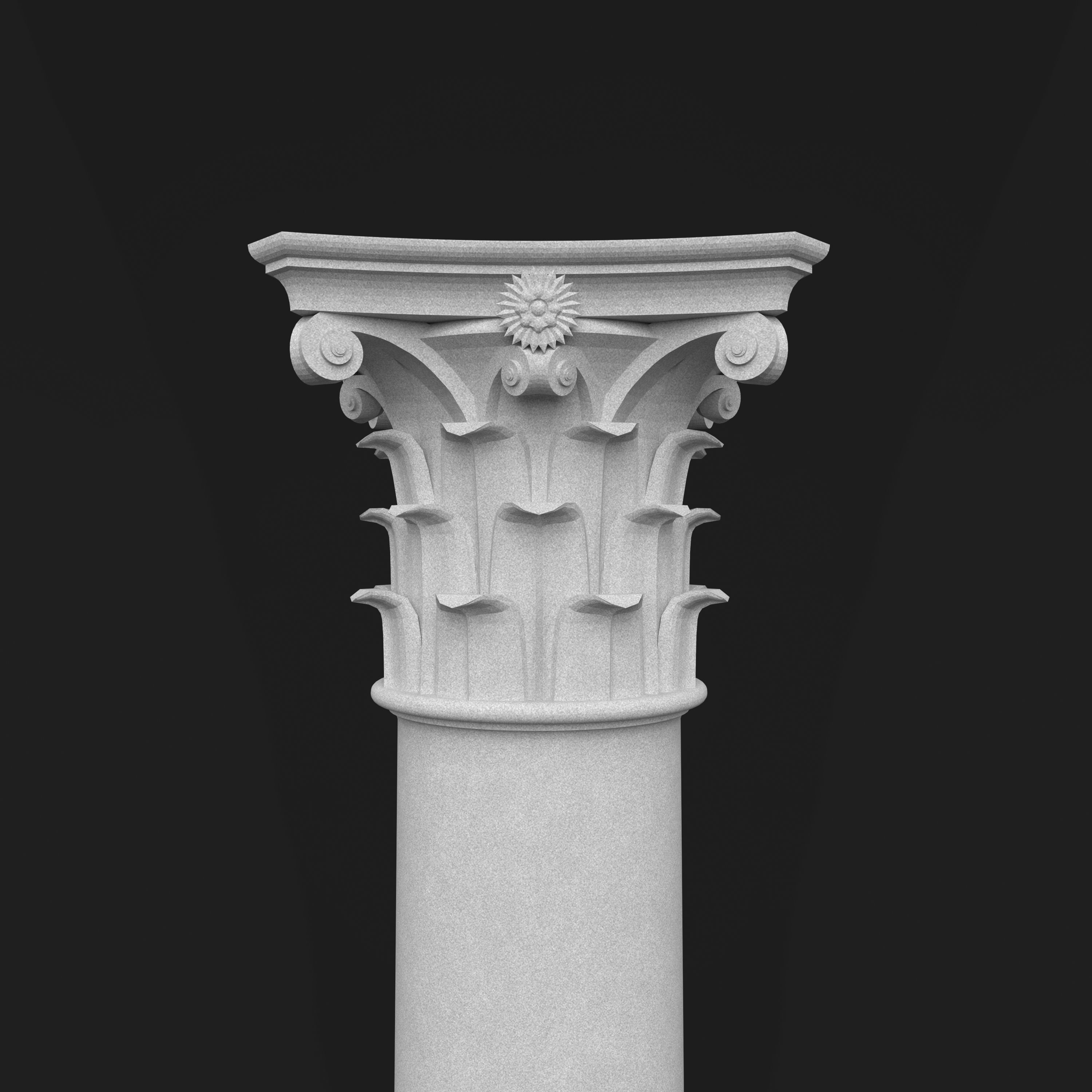 Column Decorative 12 3D model_6