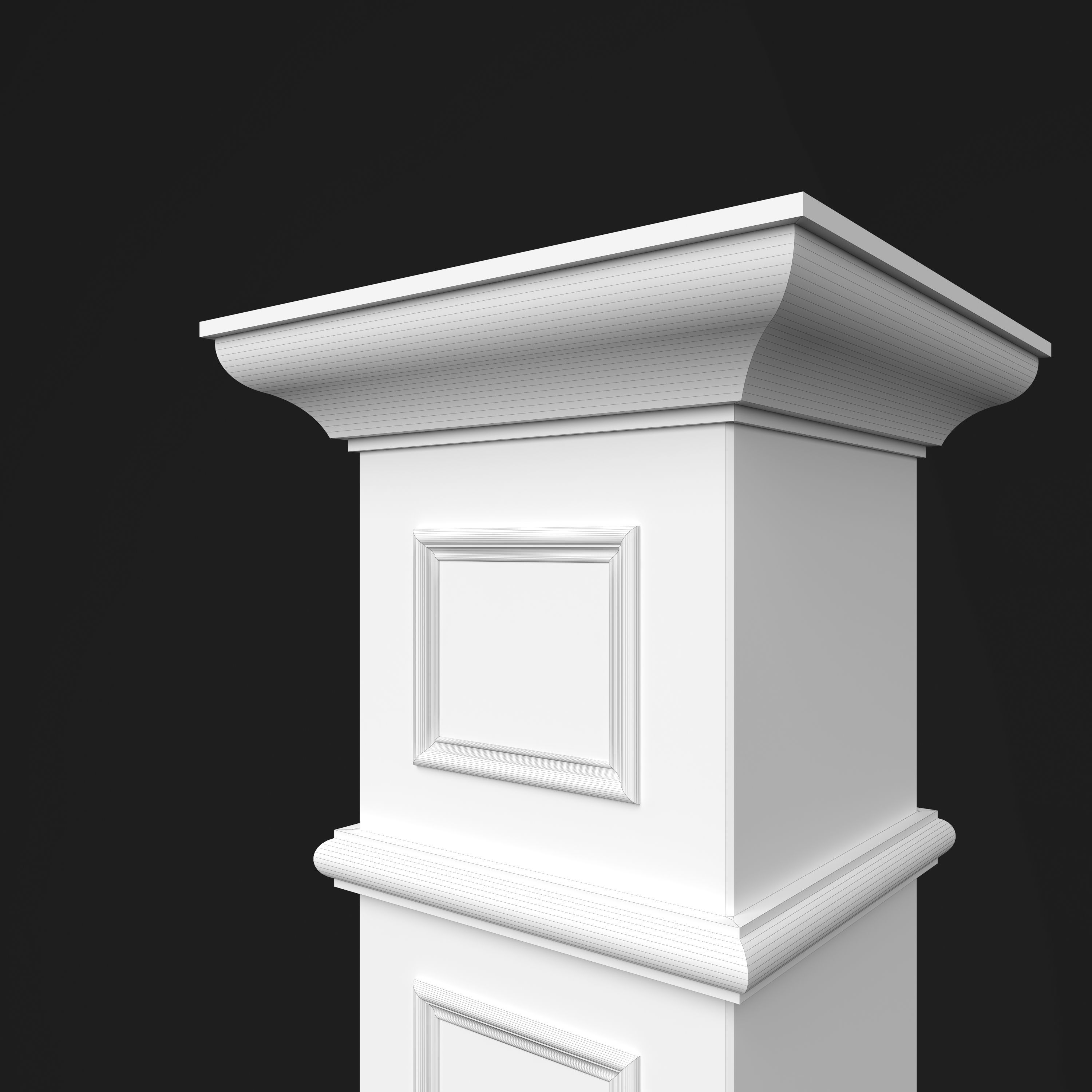 Column Decorative 15 3D model_11