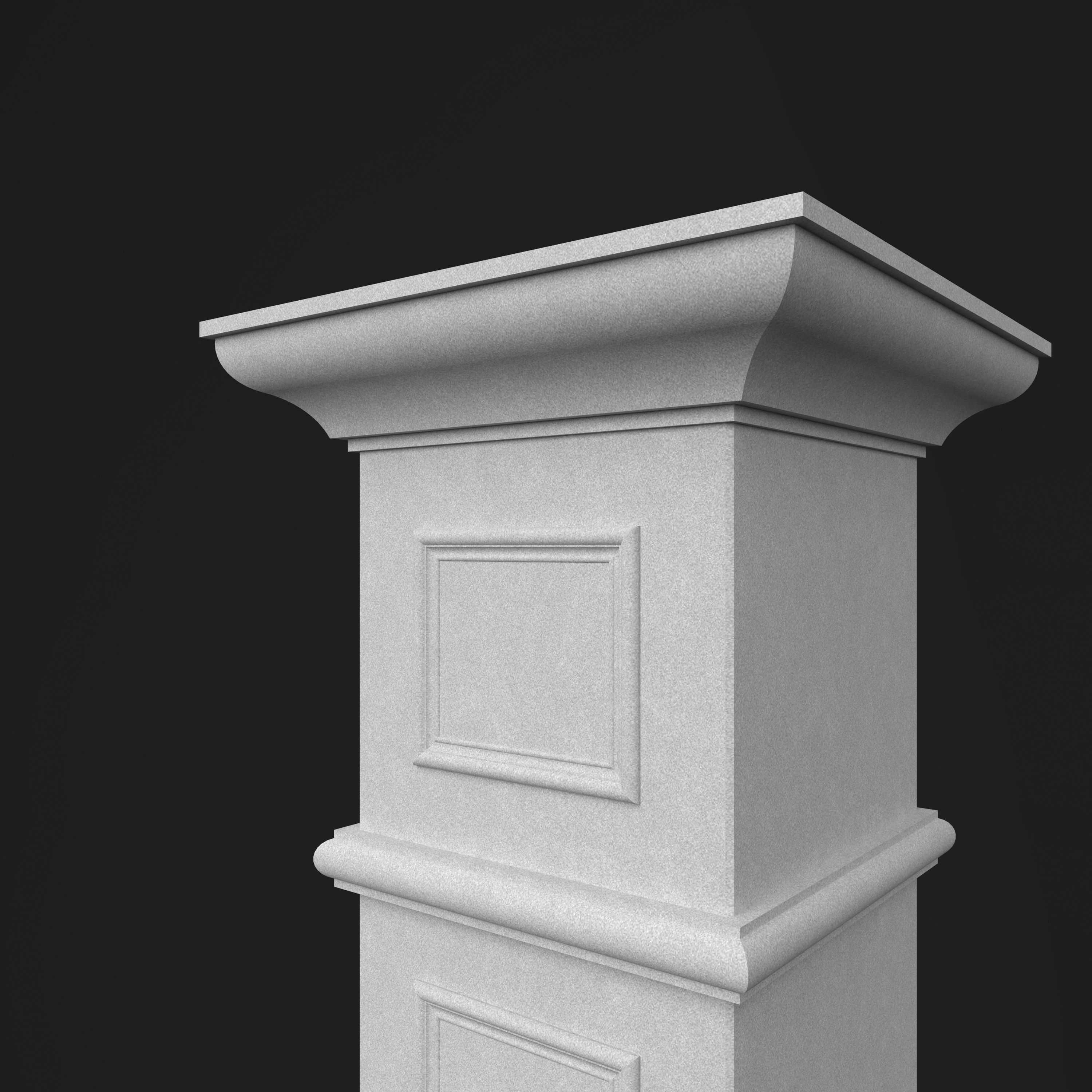 Column Decorative 15 3D model_10