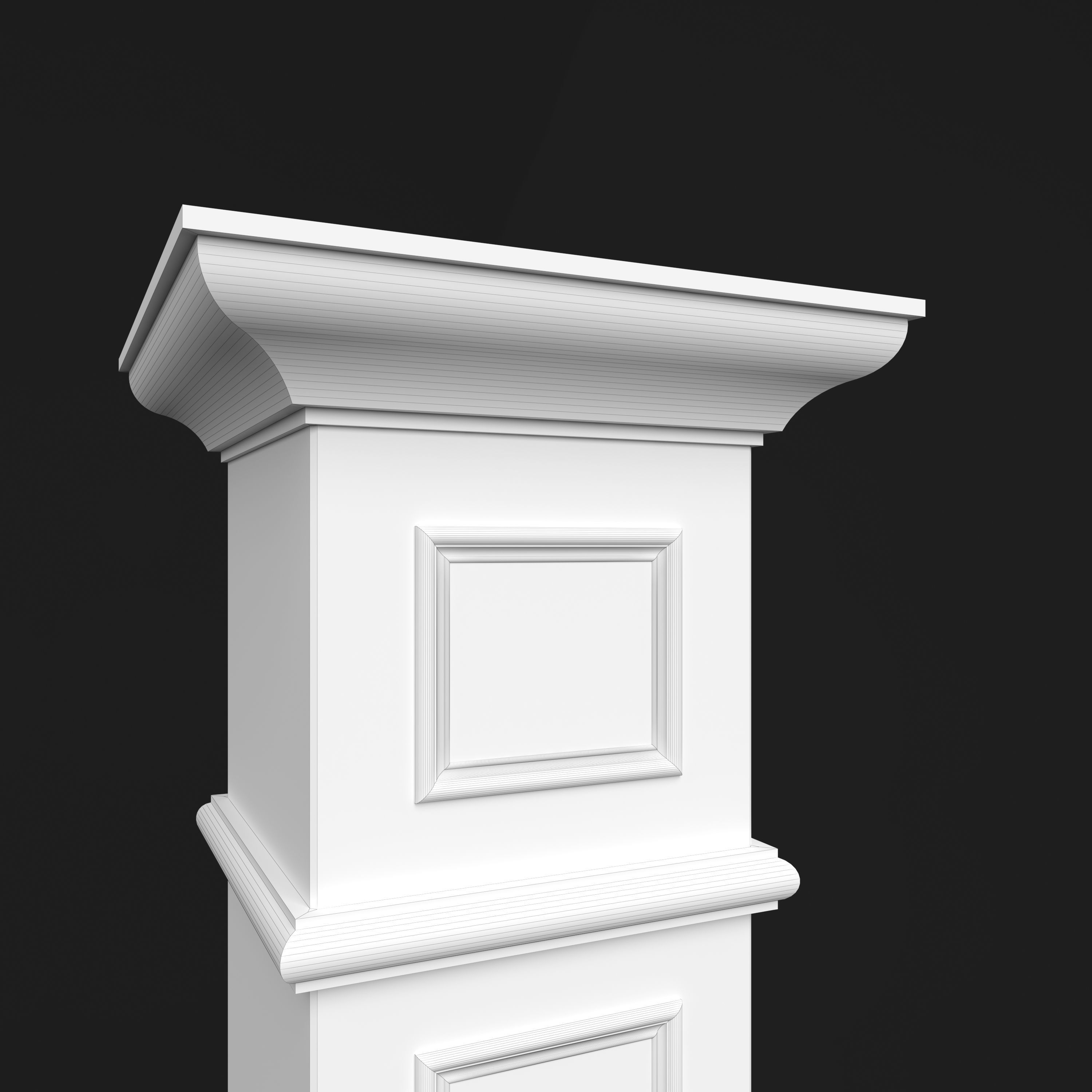 Column Decorative 15 3D model_3