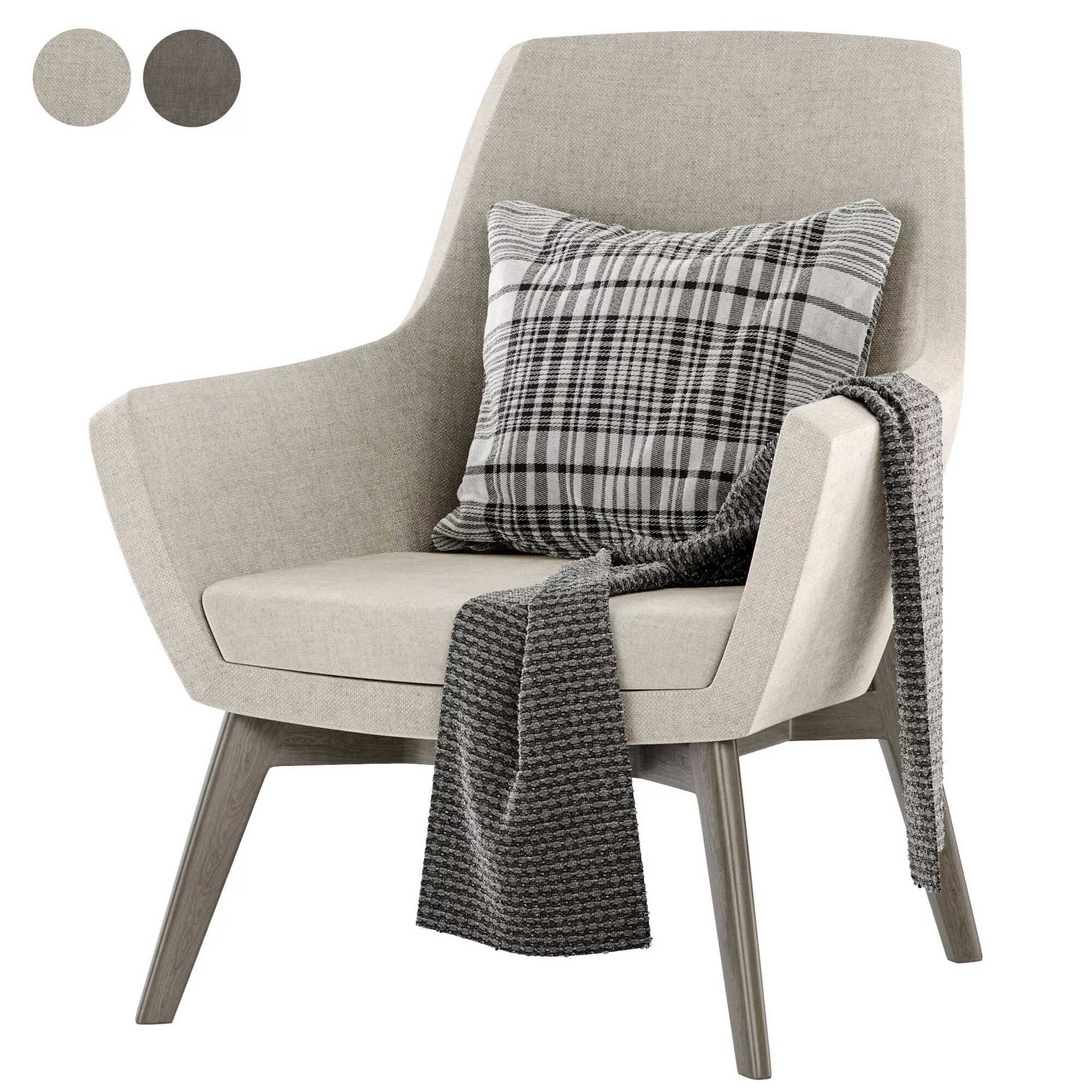 Elle Armchair by CTS Salotti 3D model