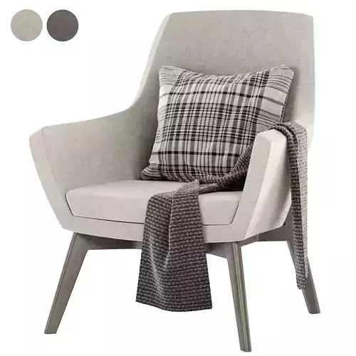 Elle Armchair by CTS Salotti 3D model