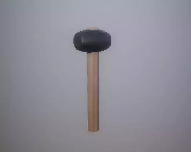 Game Ready LP Rubber Hammer PBR Blacksmith Viking