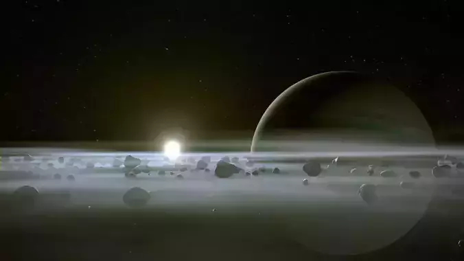 Space Planet Metaverse  Low-poly 3D model