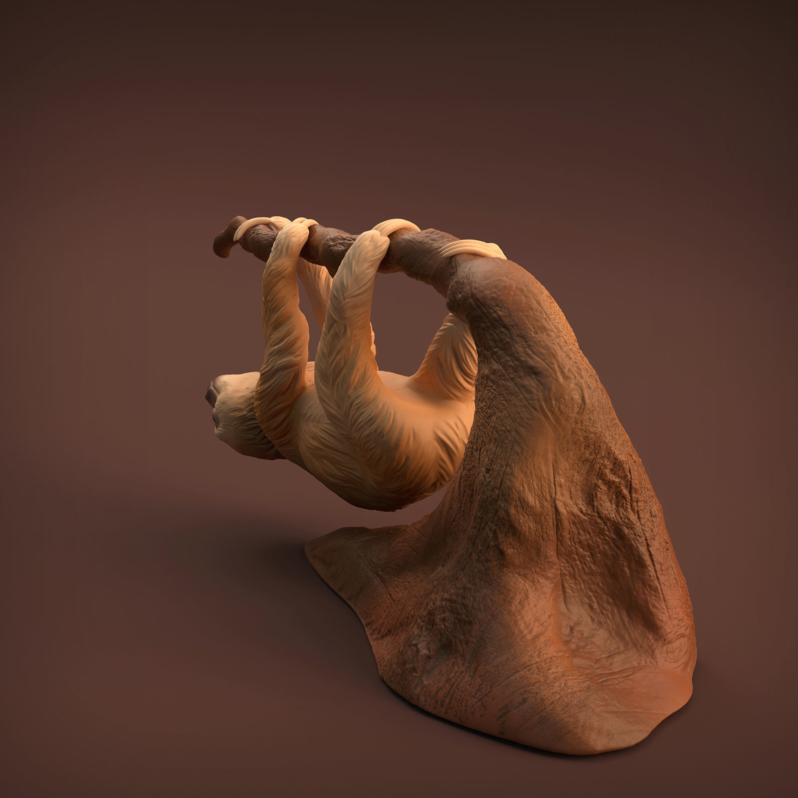 Baby Sloth for 3D Printing 3D print model_10