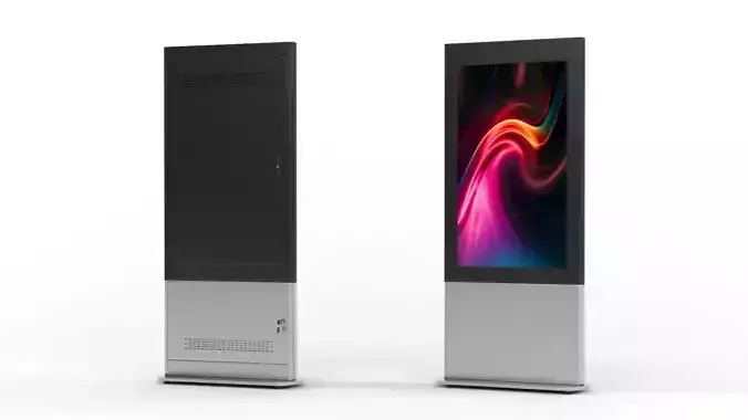 Electronic Kiosk 3D model