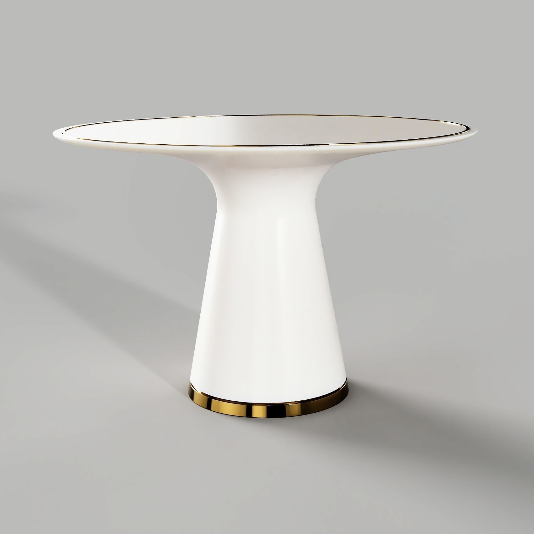 Oval Dining Table 3D model_1