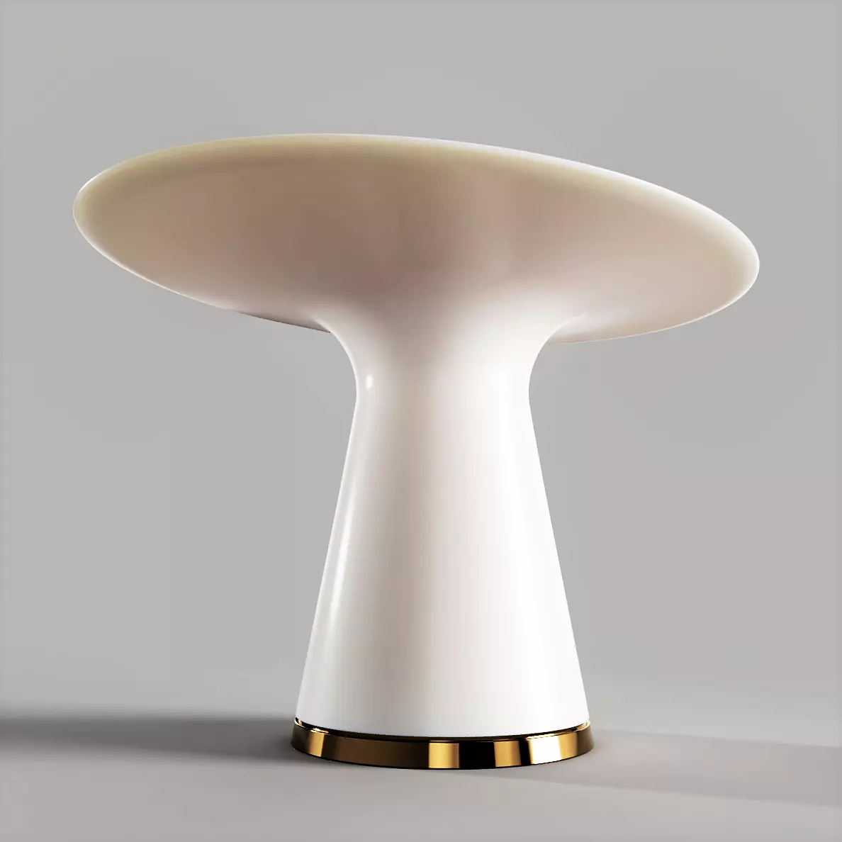 Oval Dining Table 3D model_0