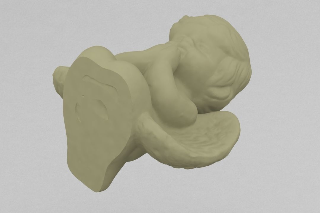 little angel 3D print model_7