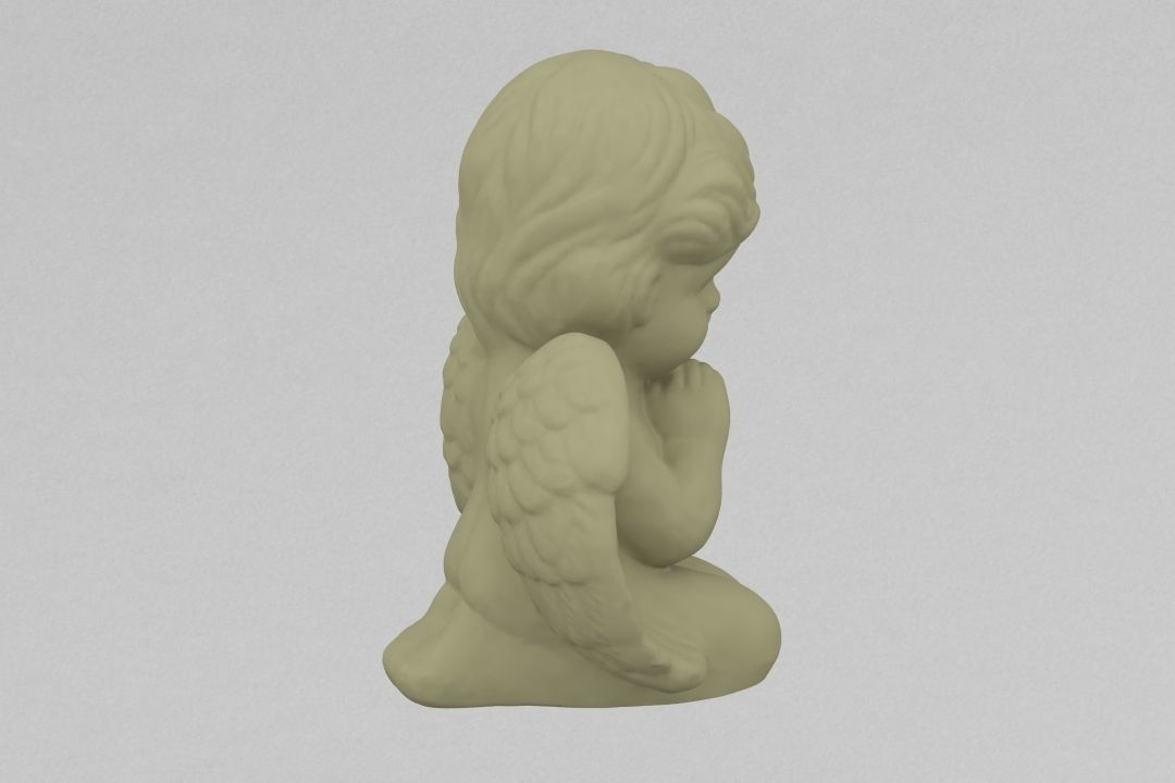 little angel 3D print model_5