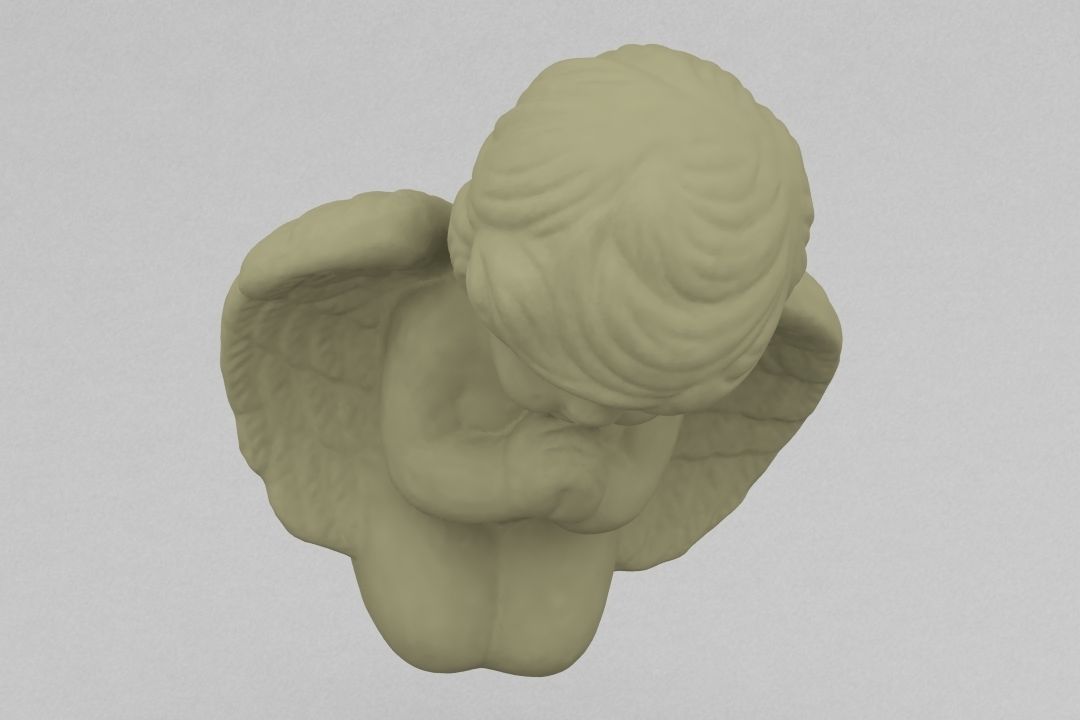 little angel 3D print model_6